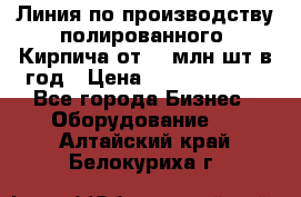 Линия по производству полированного  Кирпича от 70 млн.шт.в год › Цена ­ 182 500 000 - Все города Бизнес » Оборудование   . Алтайский край,Белокуриха г.